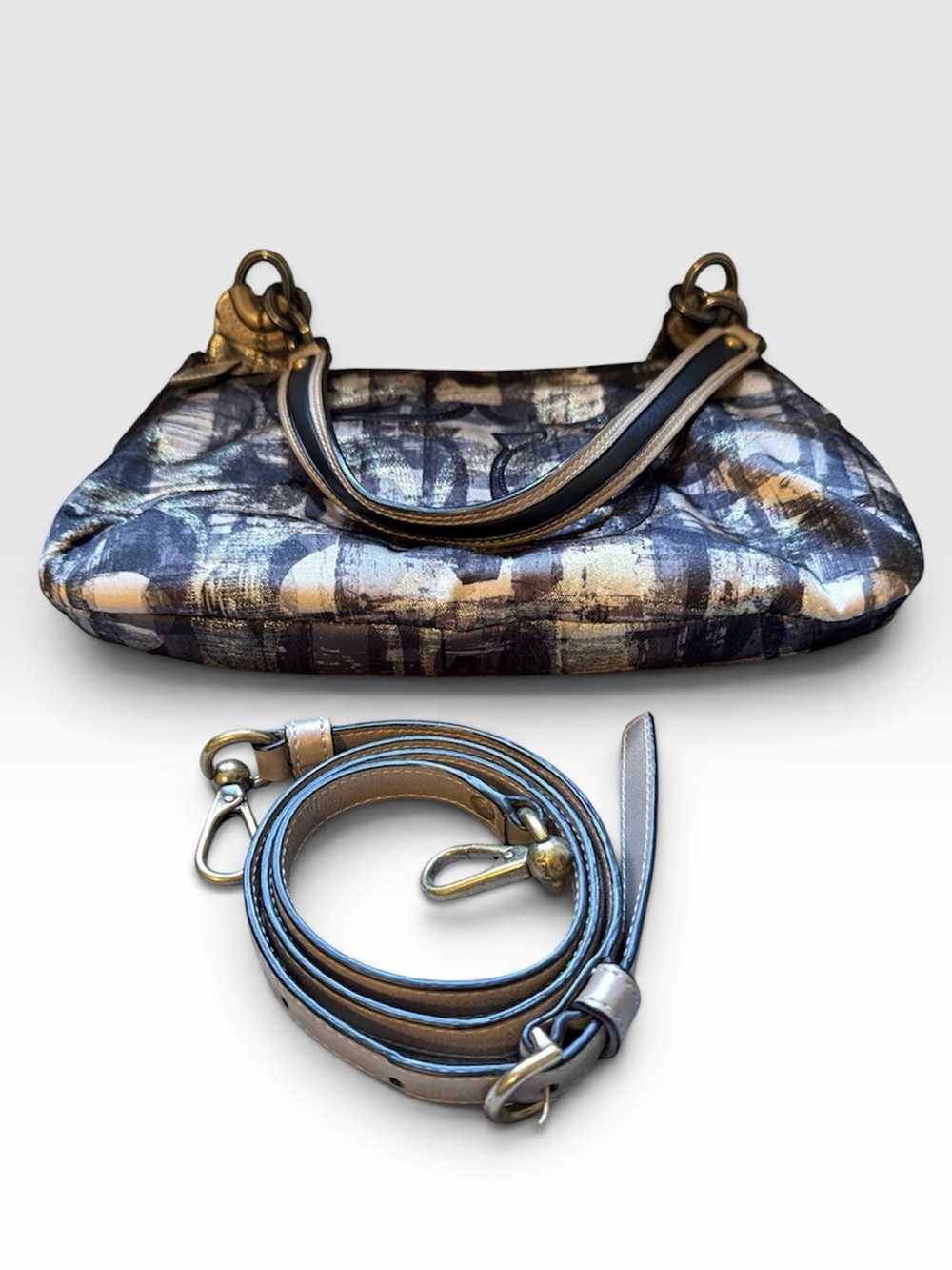 Coach Abstract Pattern Shoulder Bag - Picture 3 of 8